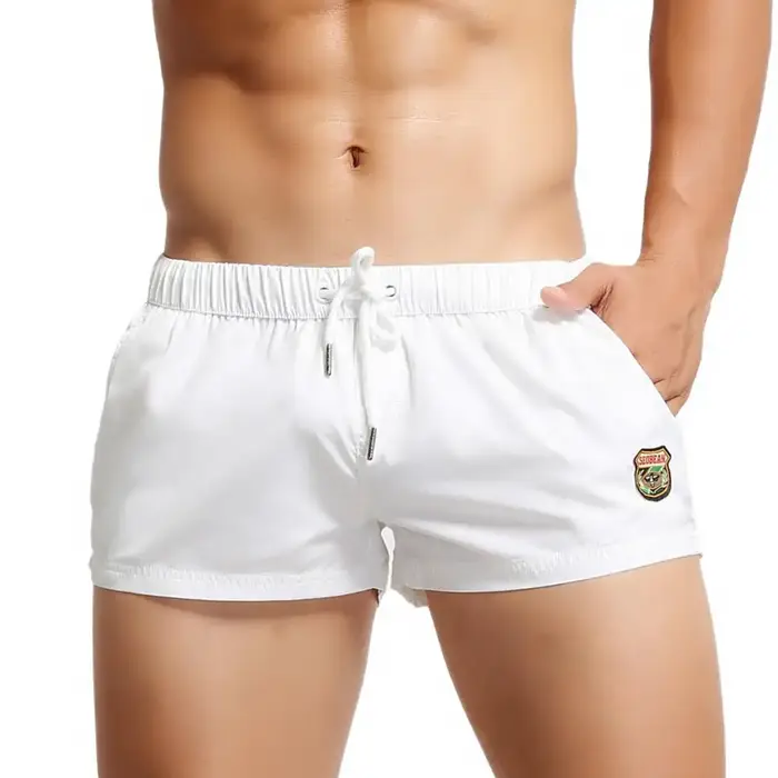 SEOBEAN maillots de bain à séchage rapide pour hommes Shorts de plage été Surf Fitness conseil troncs pantalons courts de sport vêtements masculins