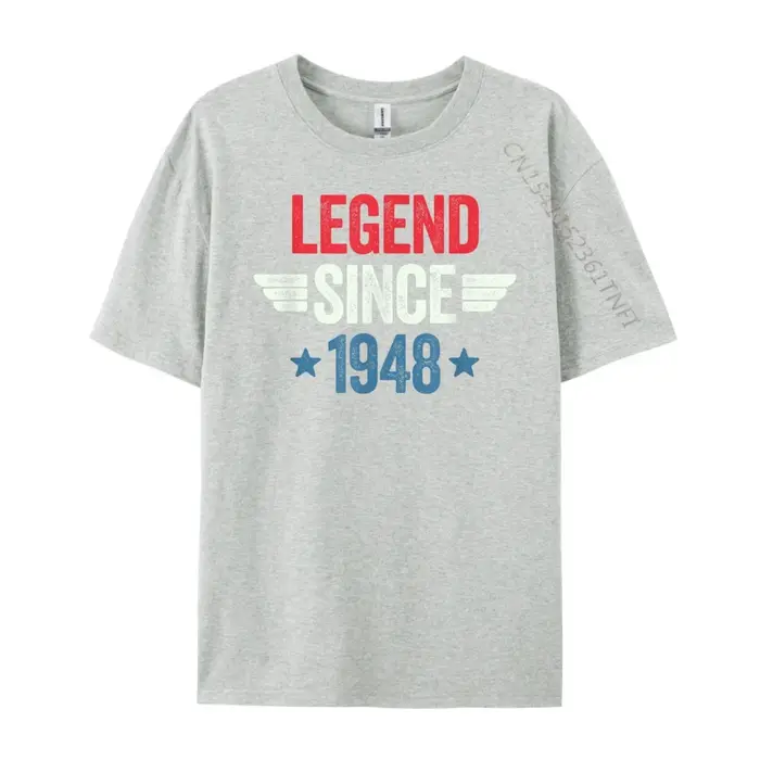 Légende depuis 1948 t-shirts graphiques nouvel an 2025 Halloween luxe T-Shirt homme imprimé T-Shirt