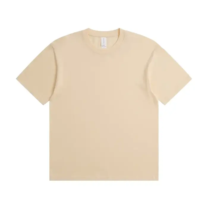 T-shirt en coton personnalisé 180GSM pour femmes et hommes Mode d'été Col rond Manches courtes Hauts
