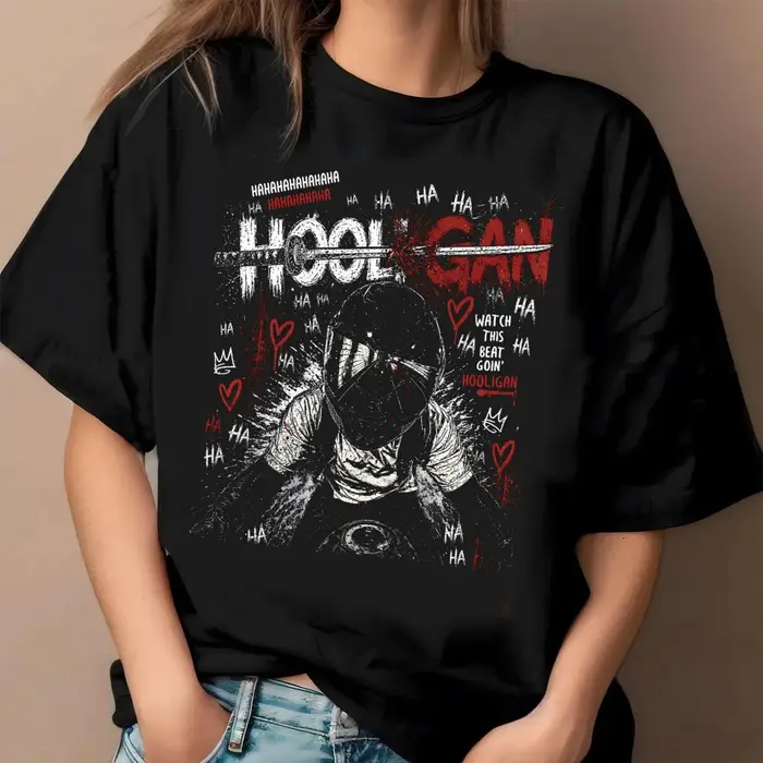 T-shirt unisexe 100 % coton avec graphiques Hooligan, inspiré de la tournée 2026 des groupes Kpop, c