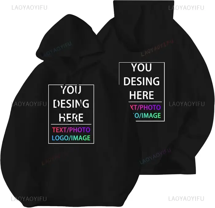 Sweat à capuche personnalisé pour hommes et femmes, concevez votre propre sweat à capuche personnali