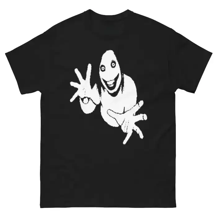 Jeff The Killer T-shirt Creepypasta horreur Meme graphique foncé Internetcore Y2K hommes femmes coto