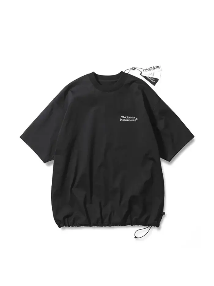 The Ennoy T-shirt coopération rétro broderie à manches courtes hommes et femmes col rond ample pur coton tokyo