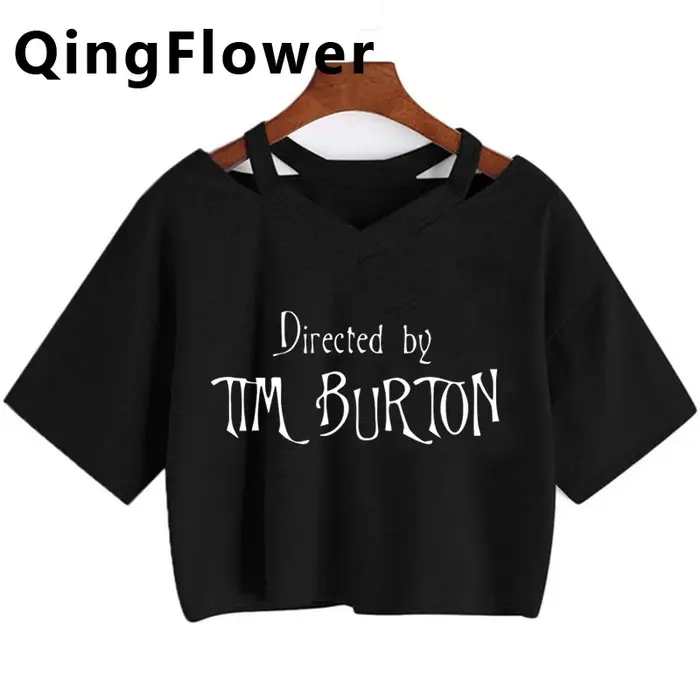 Tim Burton t-shirt femmes japonais été streetwear t-shirts femme graphique bande dessinée vêtements