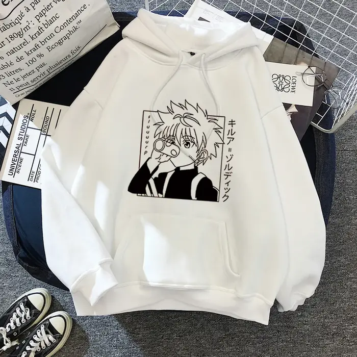 Sweat-shirt à capuche Hunter X pour hommes et femmes, sweat-shirt en molleton Kurapika Manga, automn