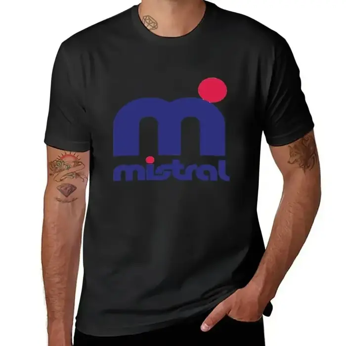 Hommes femmes Mistral surf T-shirt été coton T-shirt surdimensionné noir à manches courtes T-shirt marque impression T-shirt haut vêtements Homme