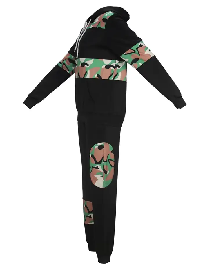 Wmstar-Ensemble de sport 2 pièces pour femme