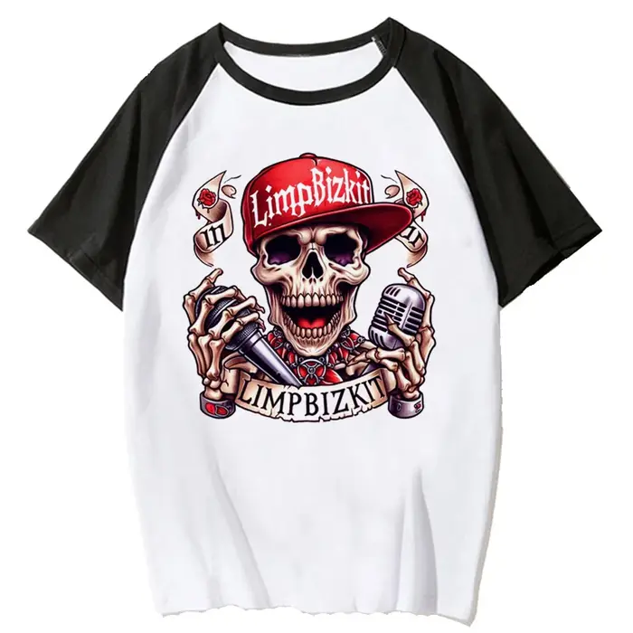 Limp Bizkit t-shirt femmes été graphique Y2K t-shirts fille vêtements graphiques