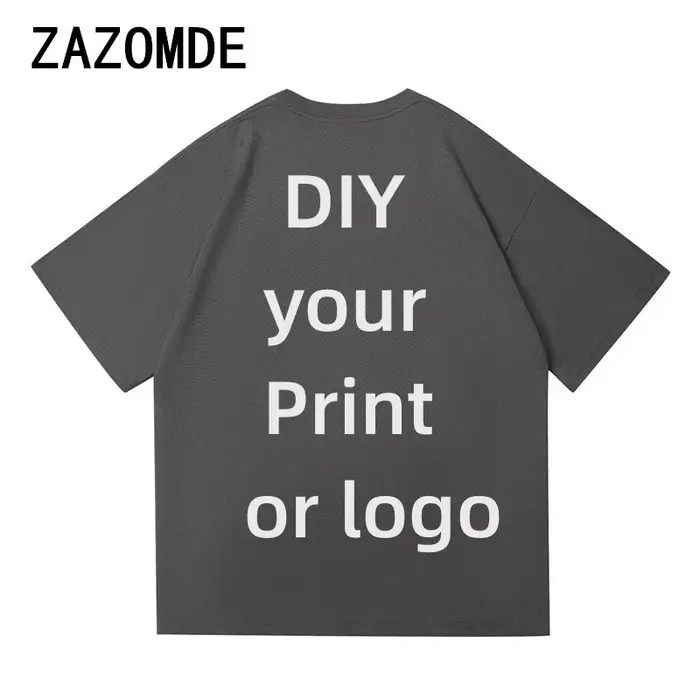 T-shirt personnalisé 100% coton pour hommes et femmes