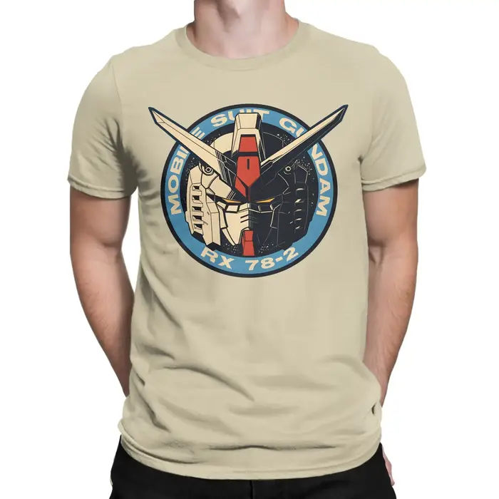 T-Shirts pour hommes, Robot Gundam Anime Hipster