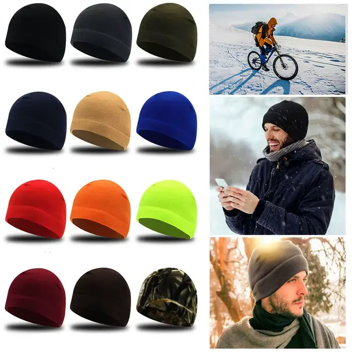 Chapeau de sport en polaire pour hommes et femmes