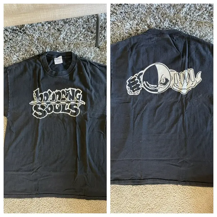 Souls Camiseta Punk Rock Des Années 90 T À Manches Courtes En Coton Imprimé Vintage Américain