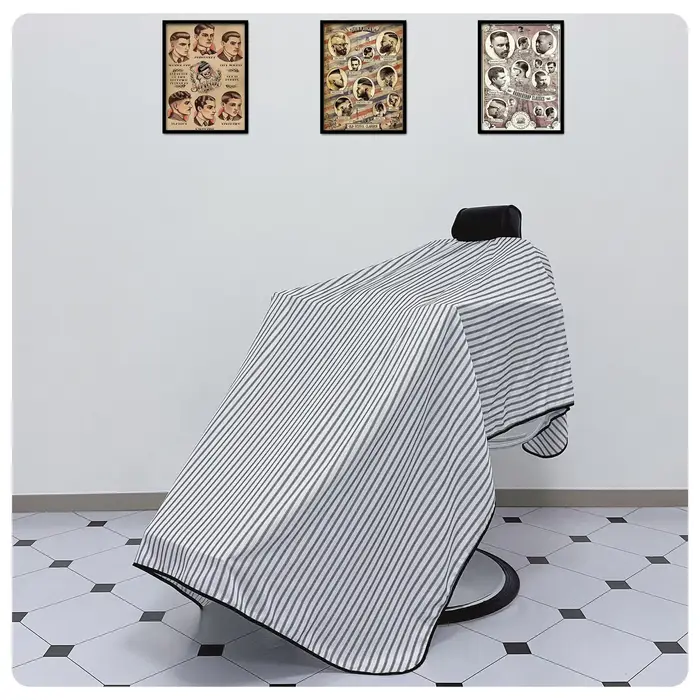 Grande taille coupe de cheveux Cape tissu coupe cheveux modèle Salon barbier Cape coiffure coiffeur 