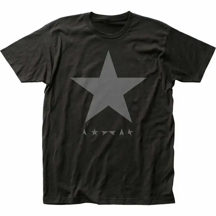 T-shirt de groupe de rock'n'roll David Bowie Blackstar, nouveau t-shirt noir décontracté à la mode, 
