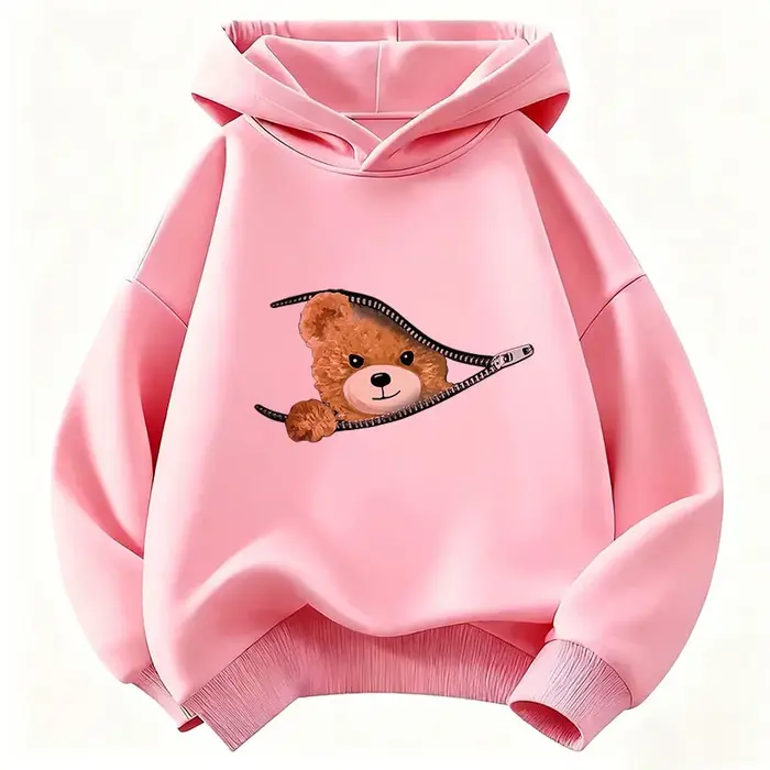 Sweat-shirt à capuche pour garçons et filles, respirant, tissage léger, coupe confortable, idéal pou