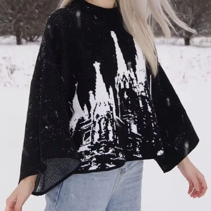Pull ample pour hommes et femmes Harajuku