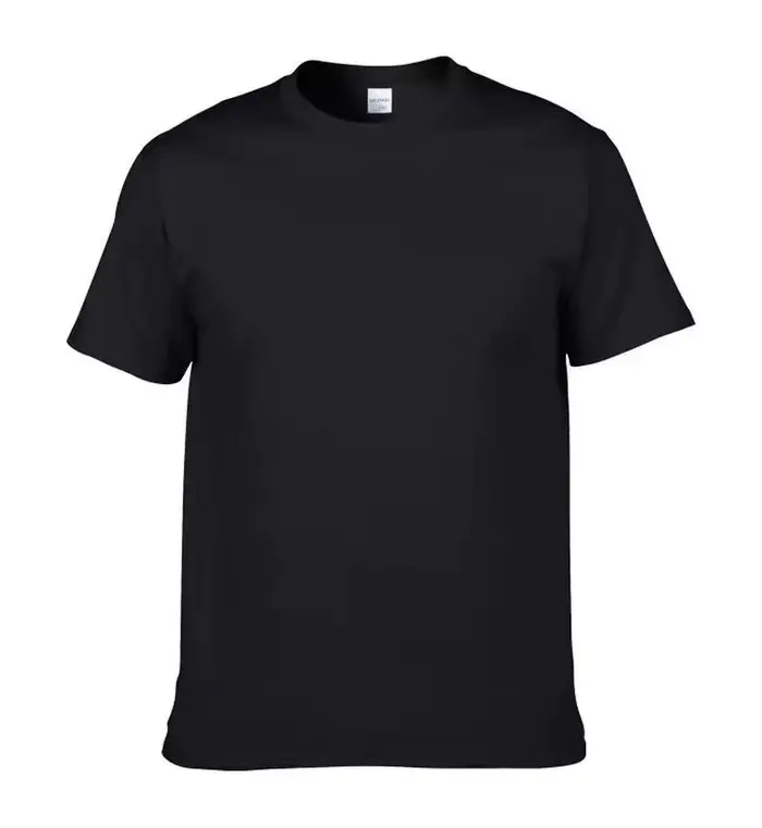 T-shirt pour homme - 100% coton pur, col rond, manches courtes, haute qualité, coupe ample, décontra