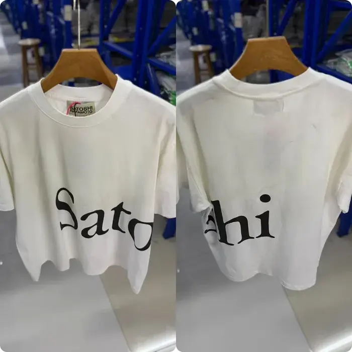 Nouveau T-shirt Satoshi Nakamoto 26SS pour homme