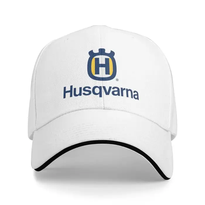 Casquettes de baseball imprimées Husqvarna unisexe réglables, style sandwich vintage, pour l'extérie