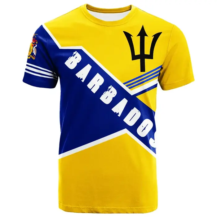 T-shirt graphique sensation de Barbade pour hommes