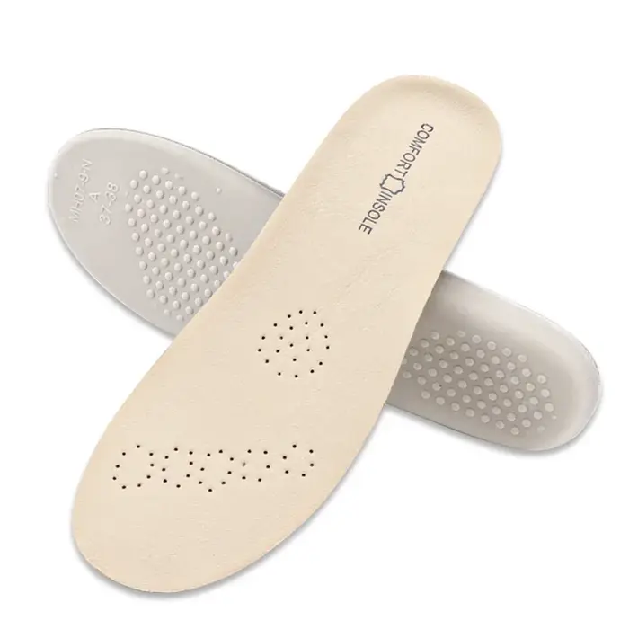 Semelle intérieure de sport confortable et respirante en cuir véritable