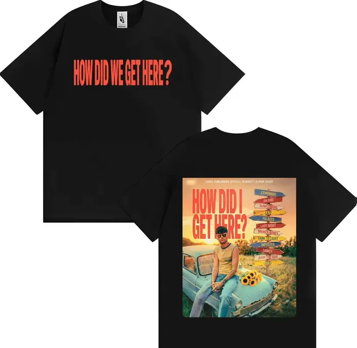 Nouveauté Été 2026 : T-shirts imprimés col rond pour hommes et femmes, inspirés de Louis Tomlinson, 