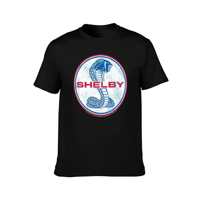 T-shirt Carroll Shelby Cobra pour homme, en coton, avec graphismes