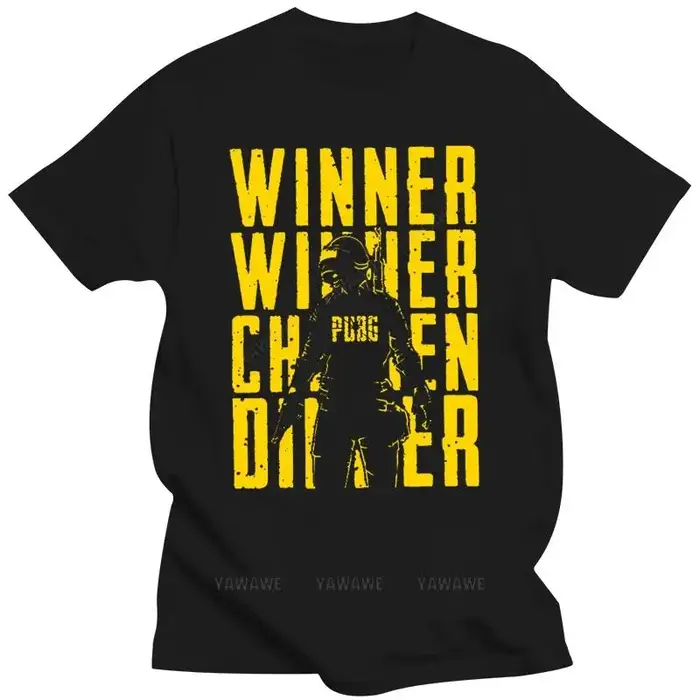 T-shirt manches courtes homme et femme, décontracté, Playerunknown's genic legrounds fashion, PUBG