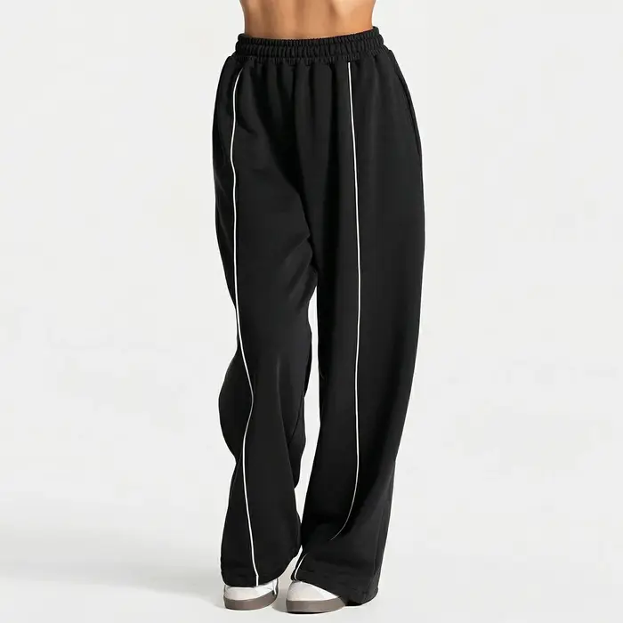 Pantalon de jogging droit pour femme, pantalon de sport tendance, pantalon de course et de yoga, pan