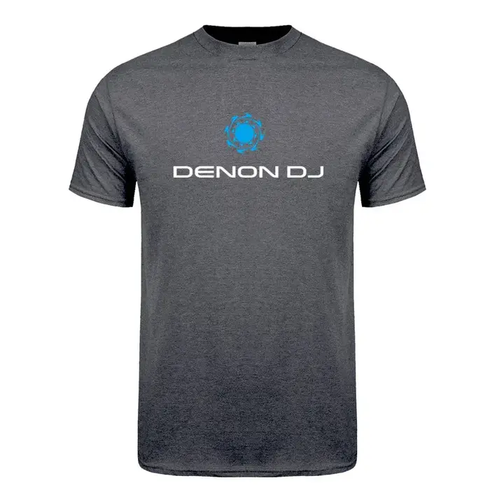 Denon Dj t-shirt été hommes coton col rond à manches courtes joueur médias T-shirts homme hauts LH-303