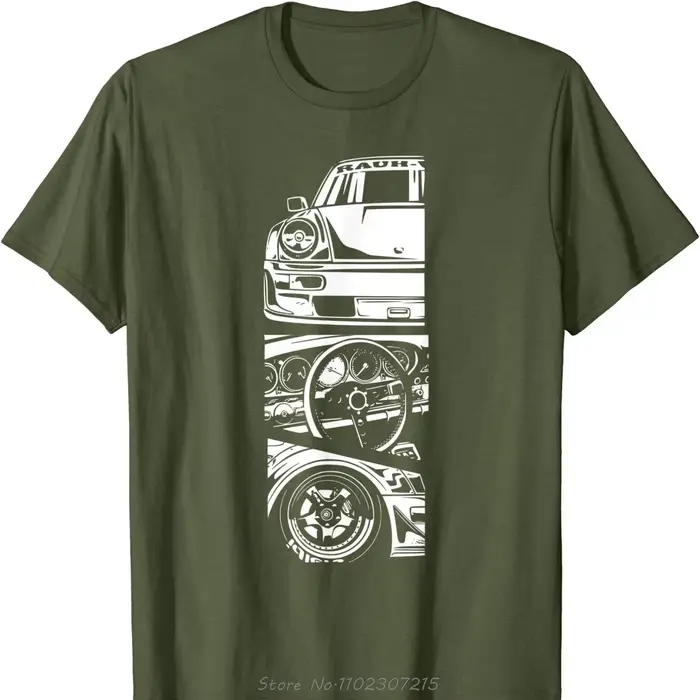 Vêtements pour hommes JDM japonais automobile rétro course surdimensionné T-shirt Tuning voiture Fitness