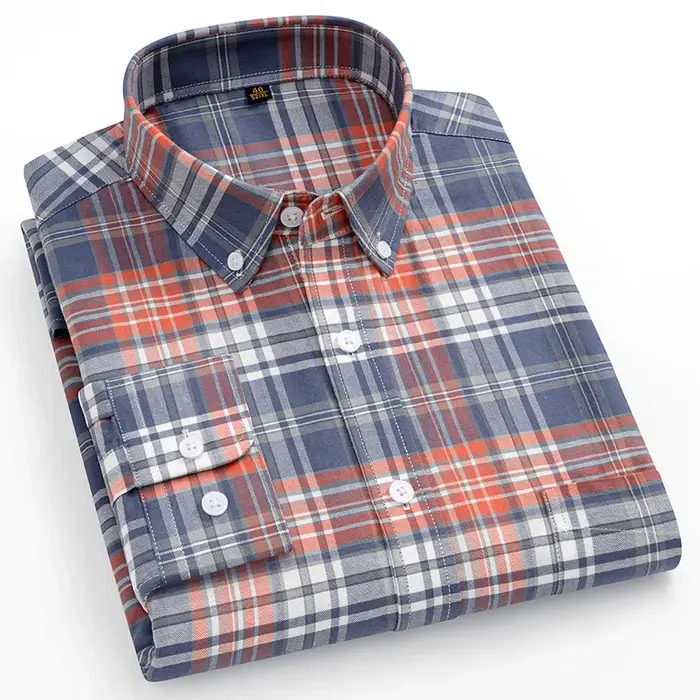 La nouvelle chemise pour hommes surdimensionnée en tissu Oxford 10XL et 11XL est 100% pur coton