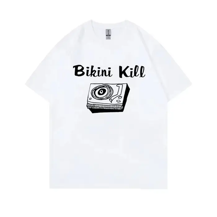 Bikini Kill Leave The World Behind T-shirt Punk Rock pour femme