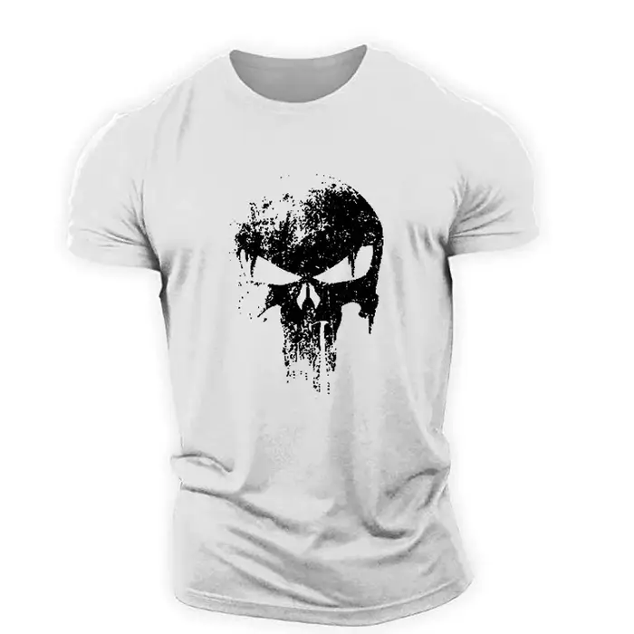 T-shirt Horror Skulls à manches courtes pour hommes