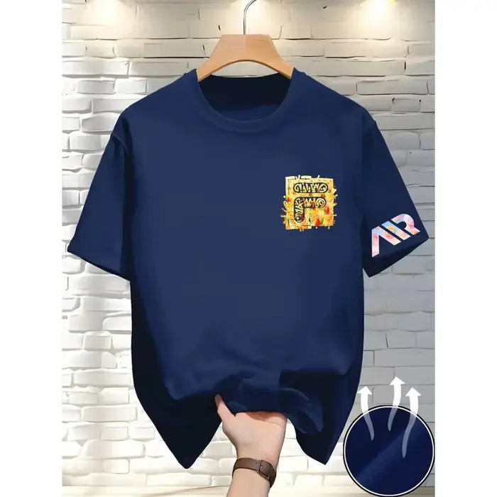T-shirt décontracté à col ras du cou pour hommes/femmes, imprimé renard et léopard, tendance Y2K, haut de gamme, haute qualité, pour le sport et le fitness