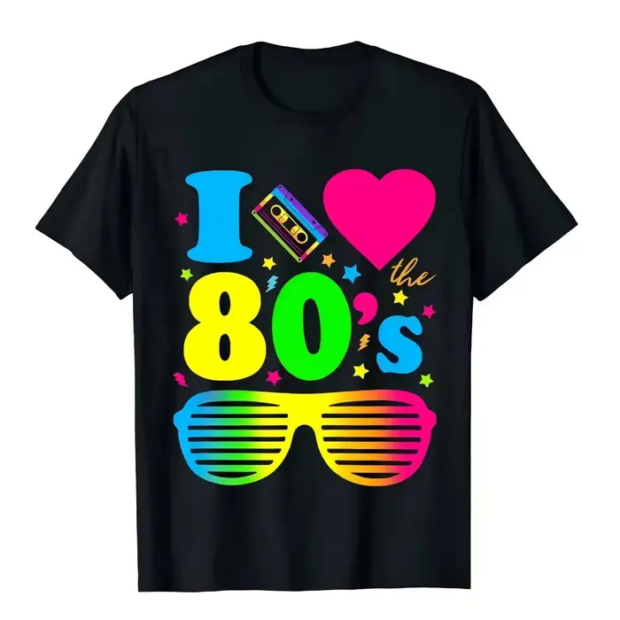 T-shirts pour enfants « J'aime les années 80 et 90 » – Tops