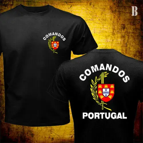 T-shirt militaire des Forces spéciales de l'armée portugaise pour hommes