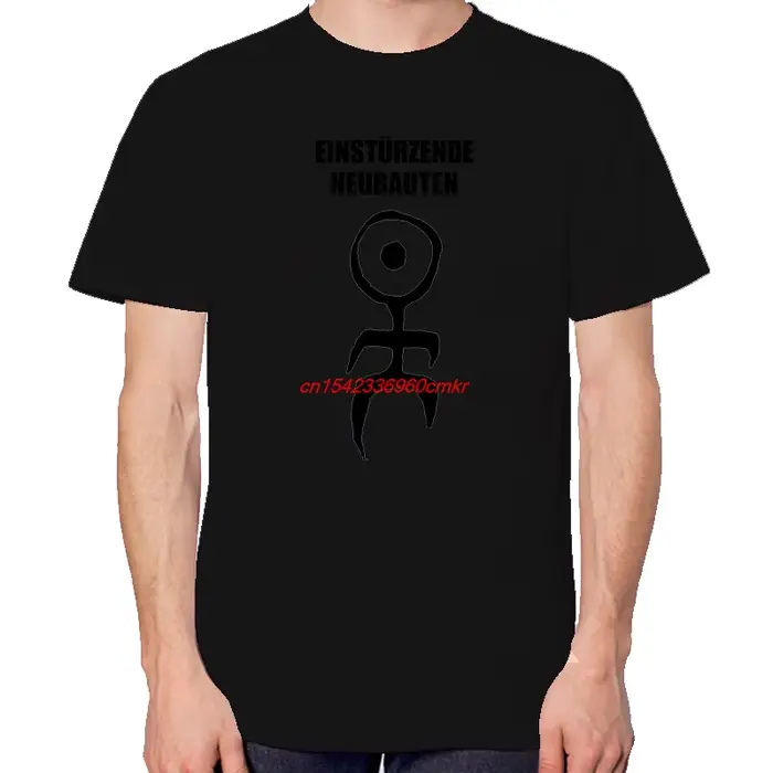 Einstürzende Neubauten Logo Cool rétro graphique T-Shirts coton nouvelles chemises et T-Shirts unise