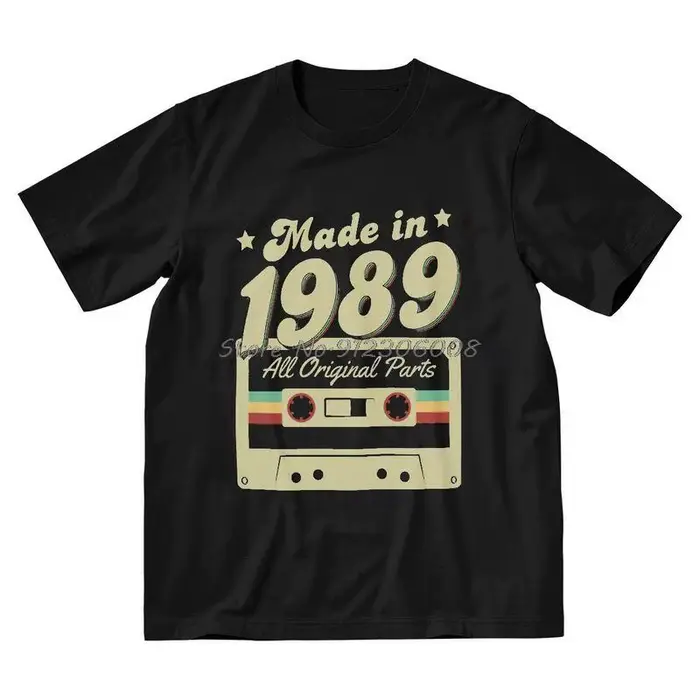 T-shirt en coton à manches courtes pour hommes, T-shirt fantaisie, Toutes les pièces d'origine, Anni