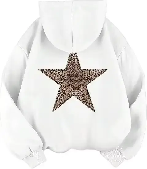 Sweat à capuche imprimé léopard Y2k, sweat-shirt à capuche guépard, Streetwear, mode décontractée, H