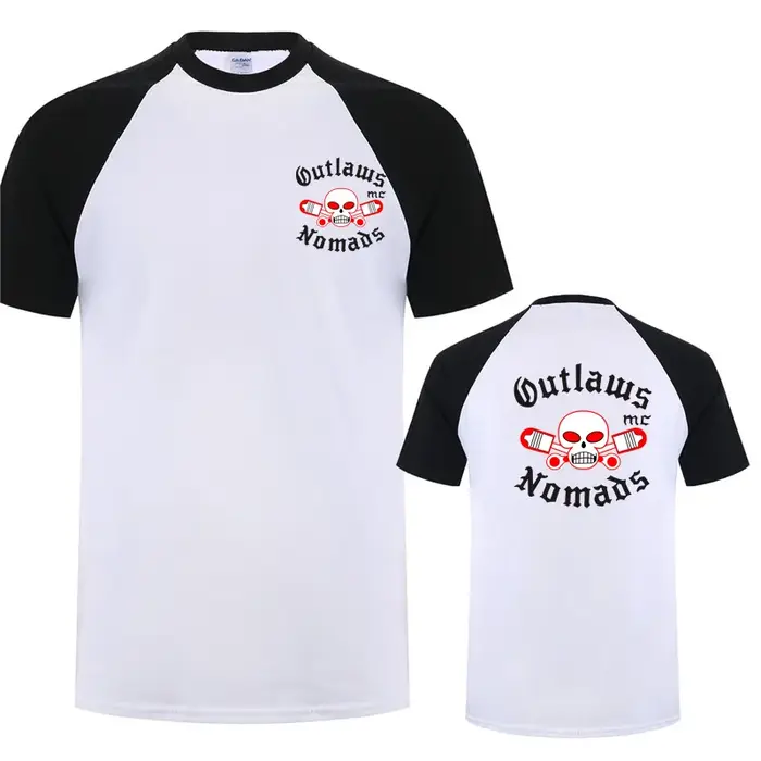 MC Outlaws Nomads T-shirt t-shirts hommes nouvel été à manches courtes coton
