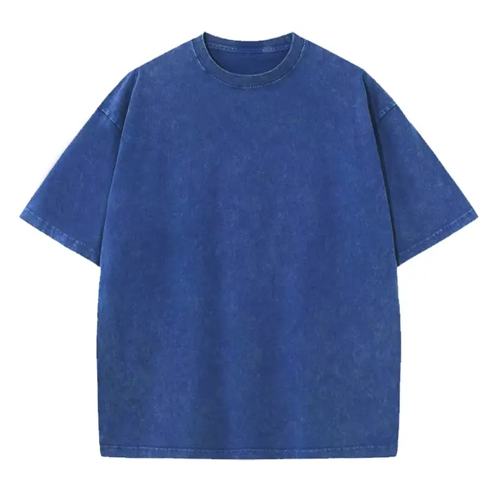 T-shirts vintage délavés pour hommes, style streetwear hip-hop rétro punk, t-shirts décontractés en 
