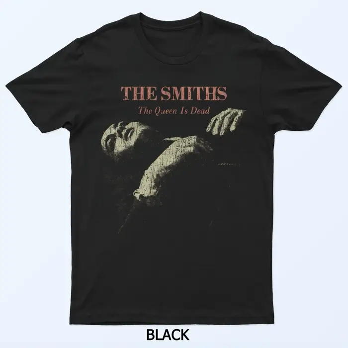 Les Smiths la reine est morte 1986 T-Shirt noir