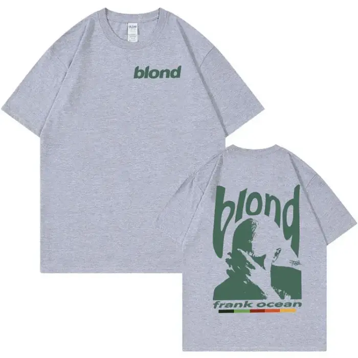 Rappeur Frank rétro graphique T-shirt hommes femmes Hip Hop océan Album vêtements T-Shirts Y2k unisexe blond mode