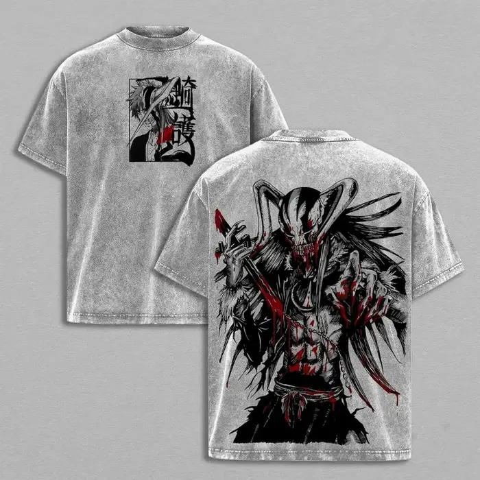 T-shirt imprimé Kurosaki Ichigo Anime BLEACH