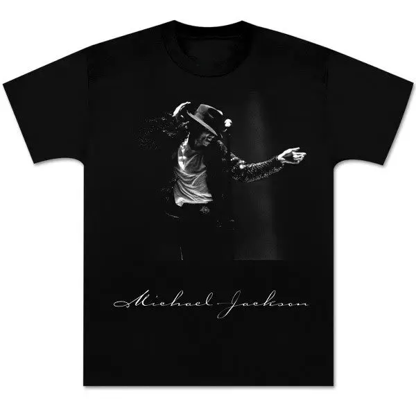 Michael Jackson This Is It Grab T-shirt en coton avec motif graphique pour hommes et femmes, Streetw