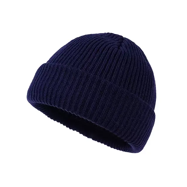 Rimiut tricoté chapeau pour hommes et femmes casquettes laine mode Simple chaud Skullies bonnets sol