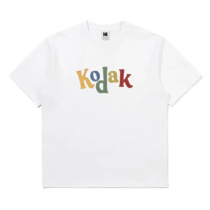T-shirt en coton avec logo KODAK Apparel (2026New)