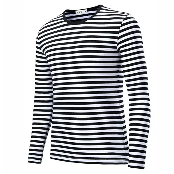T-shirt à manches longues en coton pour hommes et femmes