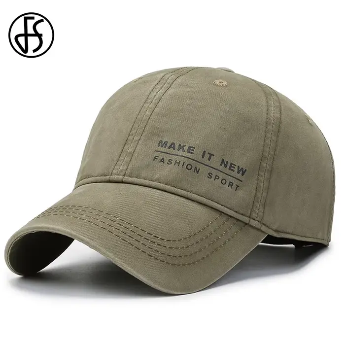 Casquettes de baseball vert armée FS Summer pour hommes et femmes